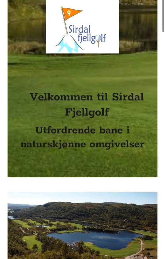 Flott Leilighet Pa Haugen I Sirdal Tjorhom Εξωτερικό φωτογραφία