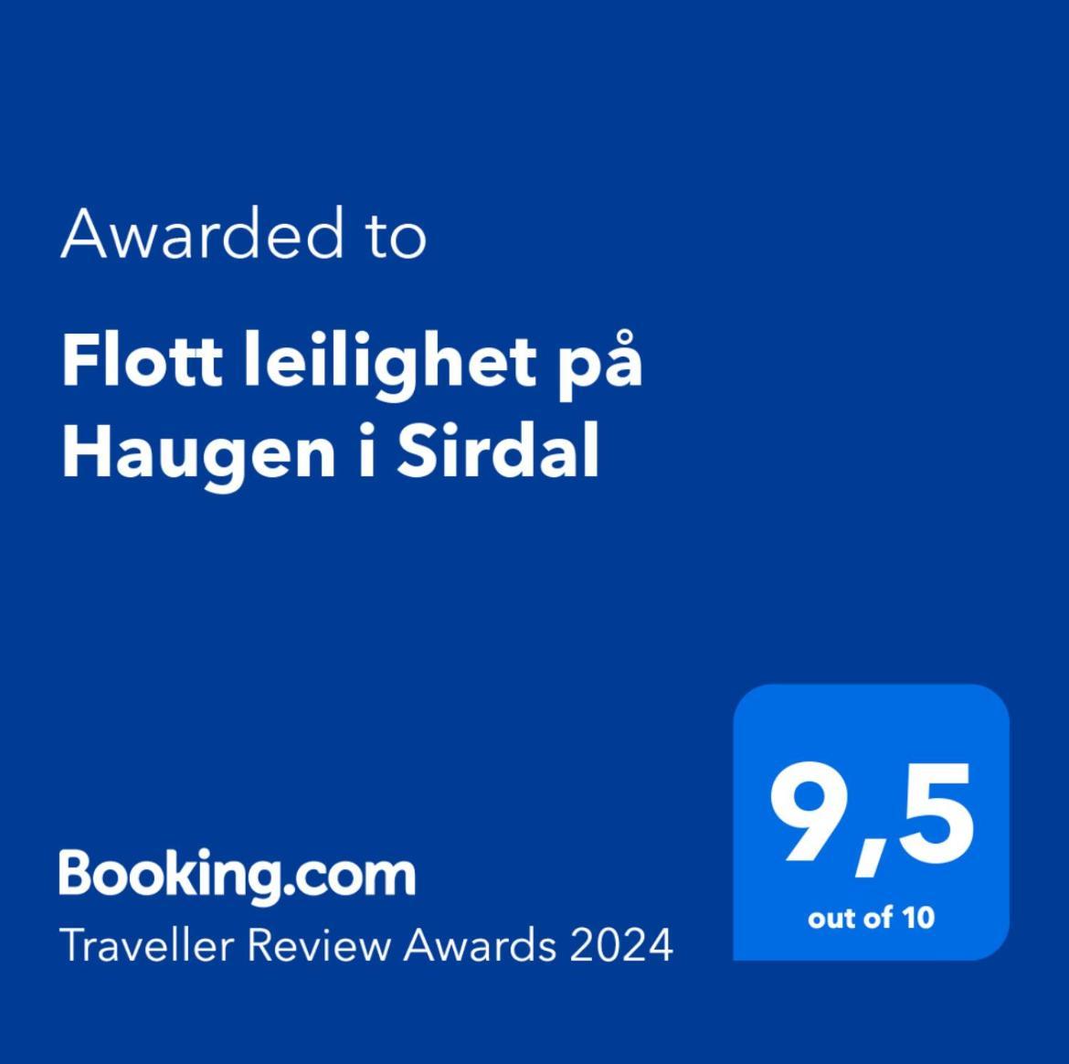 Flott Leilighet Pa Haugen I Sirdal Tjorhom Εξωτερικό φωτογραφία